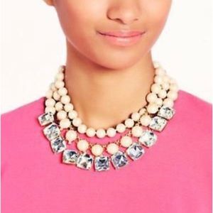 Kate Spade Shaken & Stirred multi strand statement necklace